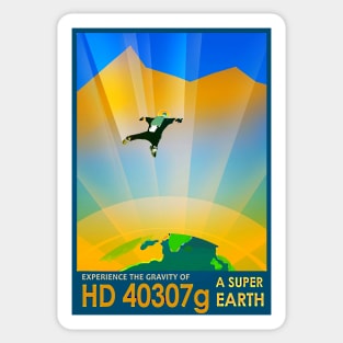 Super Earth- Space Travel Sticker